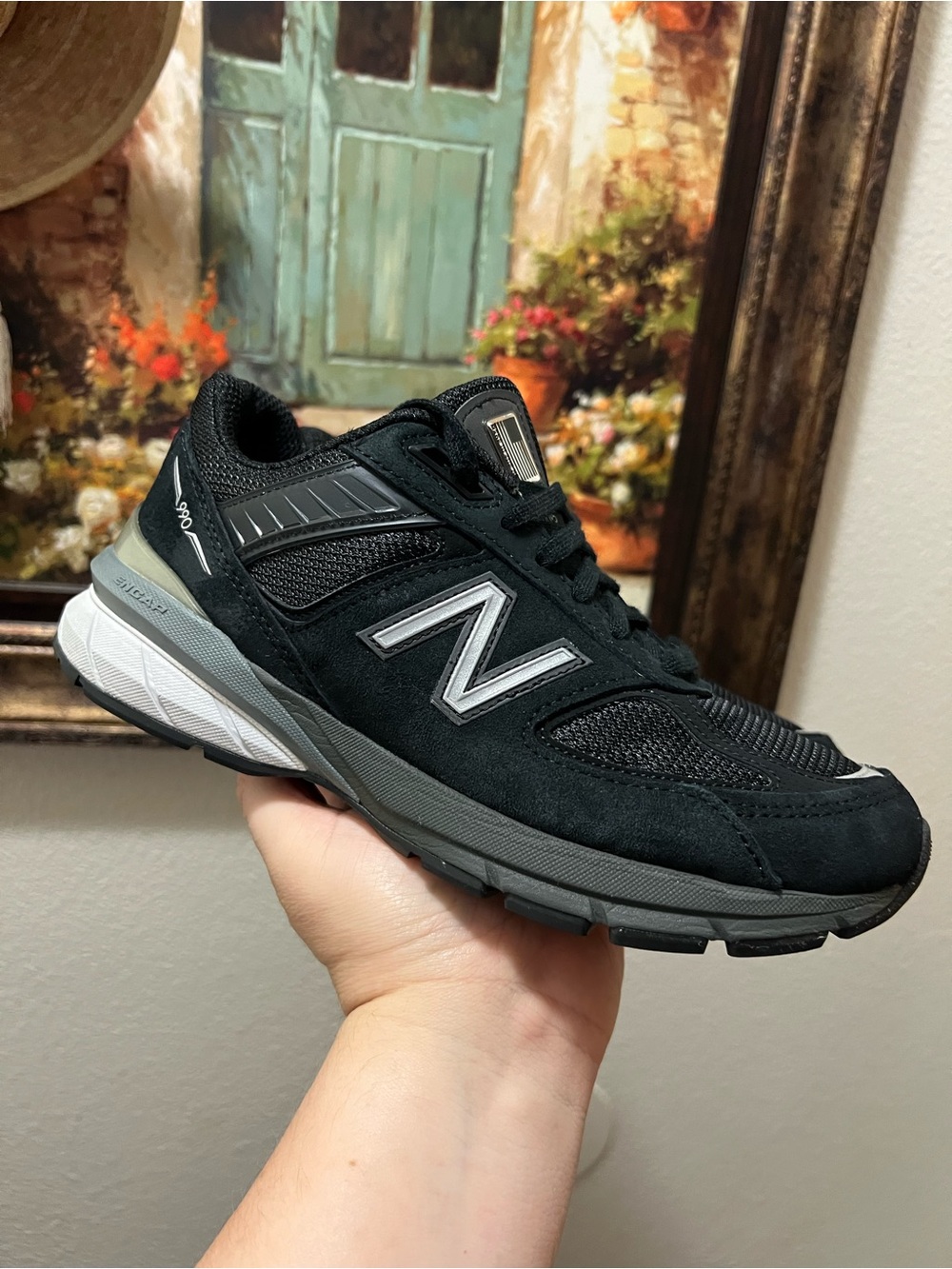New Balance Womens 990v5 Made in USA Running Shoes